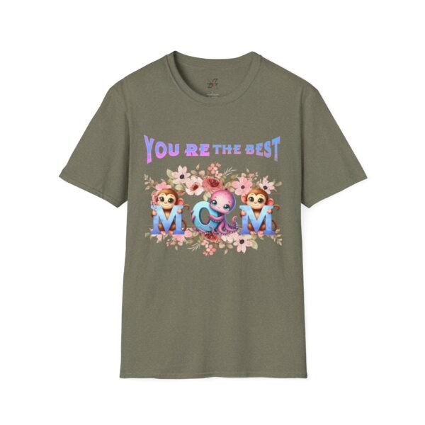You’re the Best, Women Softstyle T-Shirt, Cute Animal Gift Tee, Birthday, Mother’s Day, Fun Casual Top, Funny Graphic Shirt