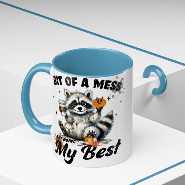 16718553312391649716_2048.jpeg Whimsical Raccoon Coffee Mug, Cute Animal Lover Gift, Funny Quote Coffee Cup, Fun Home Decor, Perfect for Birthdays and Holidays
