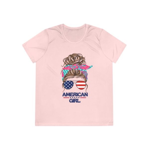 Patriotic Ladies Tee, Perfect for July 4th, Summer BBQs, Casual Wear, Gifts for American Girl, USA Pride Shirt,  For Active Women
