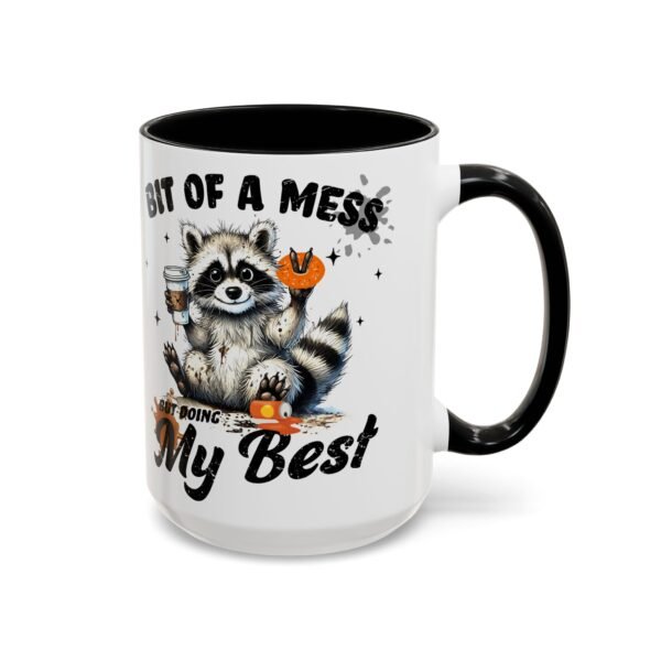 16993660001975358114_2048.jpeg Whimsical Raccoon Coffee Mug, Cute Animal Lover Gift, Funny Quote Coffee Cup, Fun Home Decor, Perfect for Birthdays and Holidays