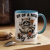 Whimsical Raccoon Coffee Mug, Cute Animal Lover Gift, Funny Quote Coffee Cup, Fun Home Decor, Perfect for Birthdays and Holidays