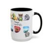 Personalized Moments Coffee Mug, Cute Animal Coffee Cup, Gift for Animal Lovers,  Drinkware, Fun Home Office Decor