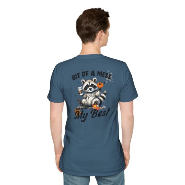 Whimsical Raccoon Graphic Tee - Funny Animal Lover T-Shirt, Gift for Friends, Casual Wear, Birthday Gift, Unisex Softstyle