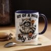 Whimsical Raccoon Coffee Mug, Cute Animal Lover Gift, Funny Quote Coffee Cup, Fun Home Decor, Perfect for Birthdays and Holidays