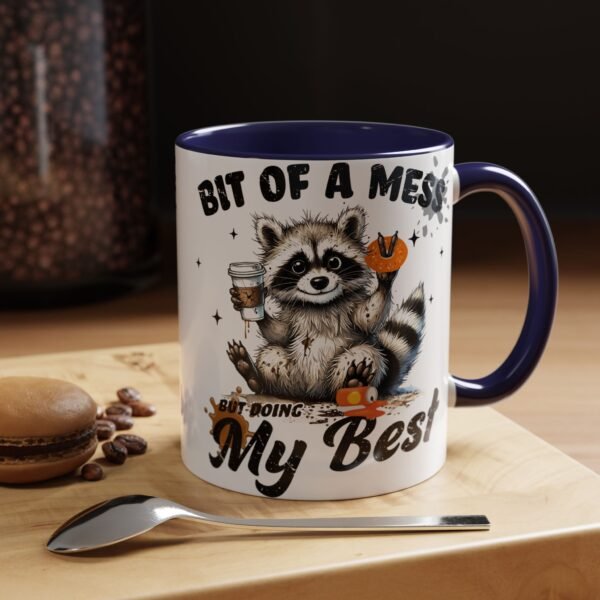 17638411652246592807_2048.jpeg Whimsical Raccoon Coffee Mug, Cute Animal Lover Gift, Funny Quote Coffee Cup, Fun Home Decor, Perfect for Birthdays and Holidays