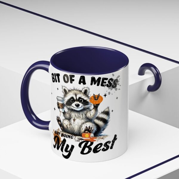 17807526203063036646_2048.jpeg Whimsical Raccoon Coffee Mug, Cute Animal Lover Gift, Funny Quote Coffee Cup, Fun Home Decor, Perfect for Birthdays and Holidays
