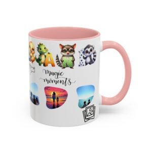 Personalized Moments Coffee Mug, Cute Animal Coffee Cup, Gift for Animal Lovers,  Drinkware, Fun Home Office Decor