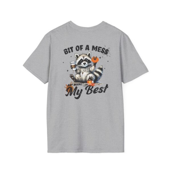 Whimsical Raccoon Graphic Tee - Funny Animal Lover T-Shirt, Gift for Friends, Casual Wear, Birthday Gift, Unisex Softstyle