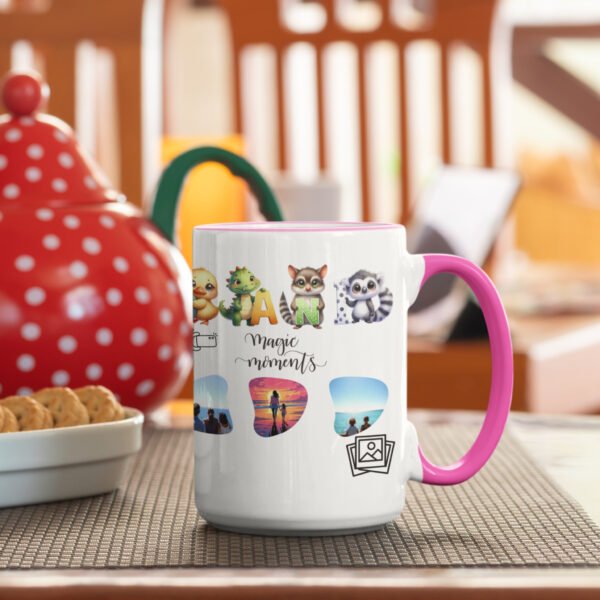 Personalized Moments Coffee Mug, Cute Animal Coffee Cup, Gift for Animal Lovers,  Drinkware, Fun Home Office Decor