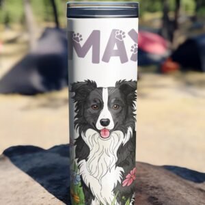 Personalized Dog Tumbler, Cute Pet Tumbler 20 OZ, Stainless Steel Tumbler