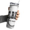 Be Real Not Perfect Skinny Tumbler 20oz Stainless Steel, Coffee Travel Tumbler,  Double Wall,  Stainless Steel Cup