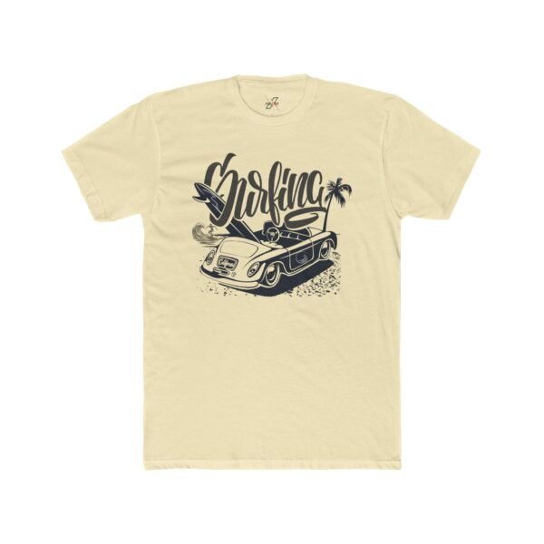 Surfing Unisex Cotton Crew Tee, Beachwear, Vacation Shirt, Summer Fashion, Gift for Surfers