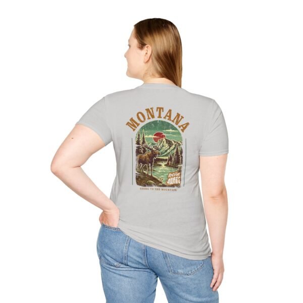 Montana Graphic Unisex T-Shirt, Nature Lover Gift, Casual Wear, Adventure Tee, Travel Souvenir
