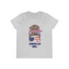 Patriotic Ladies Tee, Perfect for July 4th, Summer BBQs, Casual Wear, Gifts for American Girl, USA Pride Shirt,  For Active Women