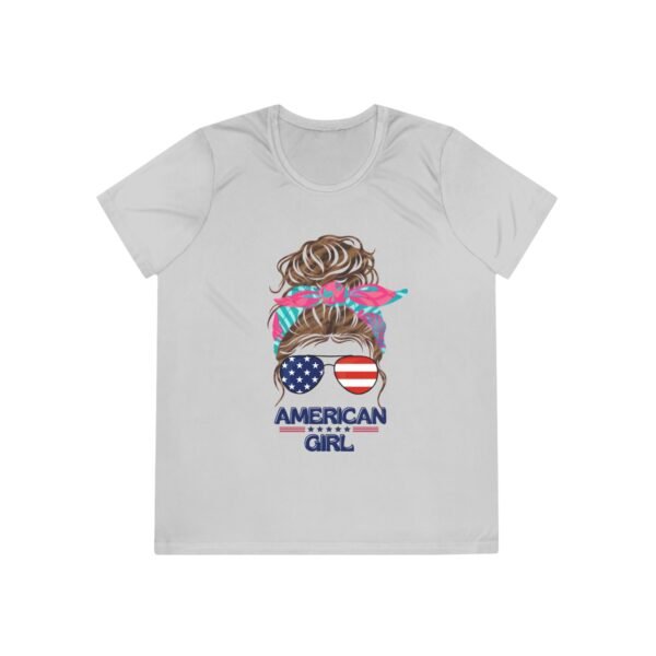 Patriotic Ladies Tee, Perfect for July 4th, Summer BBQs, Casual Wear, Gifts for American Girl, USA Pride Shirt,  For Active Women