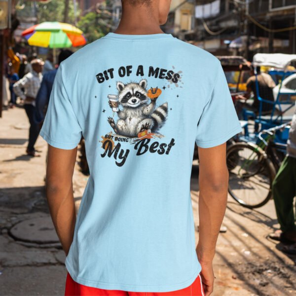 Whimsical Raccoon Graphic Tee - Funny Animal Lover T-Shirt, Gift for Friends, Casual Wear, Birthday Gift, Unisex Softstyle