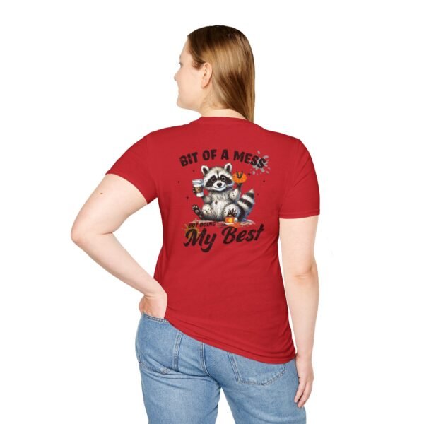 Whimsical Raccoon Graphic Tee - Funny Animal Lover T-Shirt, Gift for Friends, Casual Wear, Birthday Gift, Unisex Softstyle