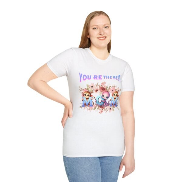 You’re the Best, Women Softstyle T-Shirt, Cute Animal Gift Tee, Birthday, Mother’s Day, Fun Casual Top, Funny Graphic Shirt
