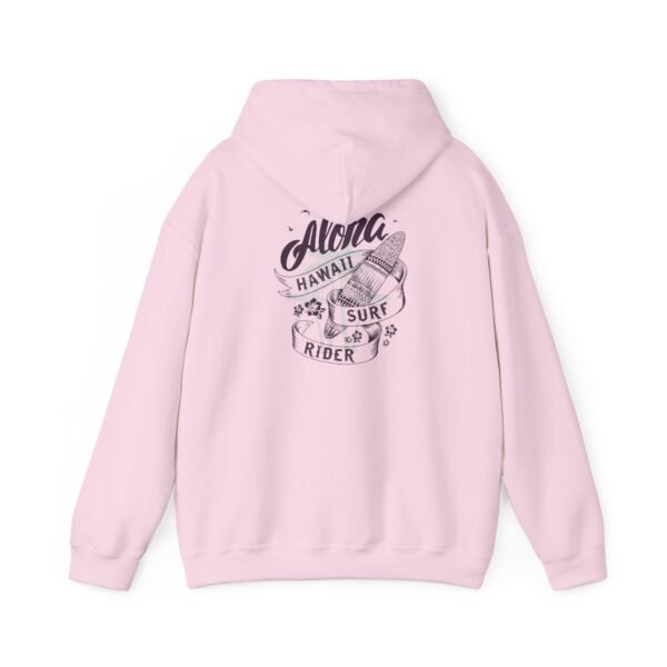 Aloha Hawaii Surf Rider Unisex Hooded Sweatshirt, Cozy Hoodie, Beachwear, Gift for Surfer, Summer Style, Adventure Apparel