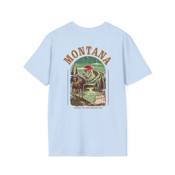 Montana Graphic Unisex T-Shirt, Nature Lover Gift, Casual Wear, Adventure Tee, Travel Souvenir