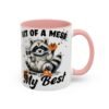 Whimsical Raccoon Coffee Mug, Cute Animal Lover Gift, Funny Quote Coffee Cup, Fun Home Decor, Perfect for Birthdays and Holidays