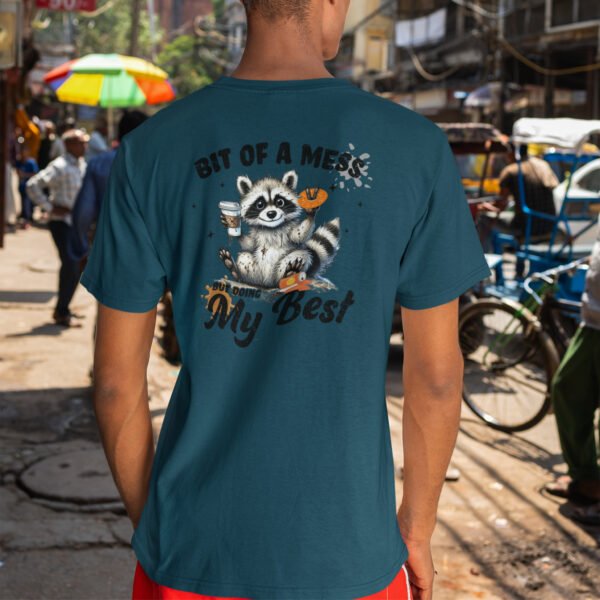 Whimsical Raccoon Graphic Tee - Funny Animal Lover T-Shirt, Gift for Friends, Casual Wear, Birthday Gift, Unisex Softstyle