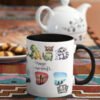 Personalized Moments Coffee Mug, Cute Animal Coffee Cup, Gift for Animal Lovers,  Drinkware, Fun Home Office Decor