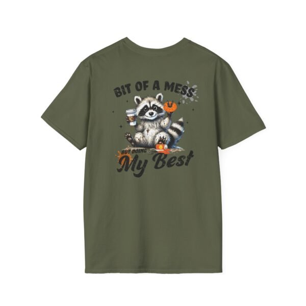 Whimsical Raccoon Graphic Tee - Funny Animal Lover T-Shirt, Gift for Friends, Casual Wear, Birthday Gift, Unisex Softstyle