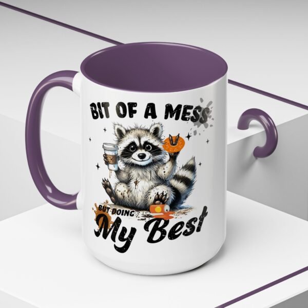 4363678221669114918_2048.jpeg Whimsical Raccoon Coffee Mug, Cute Animal Lover Gift, Funny Quote Coffee Cup, Fun Home Decor, Perfect for Birthdays and Holidays