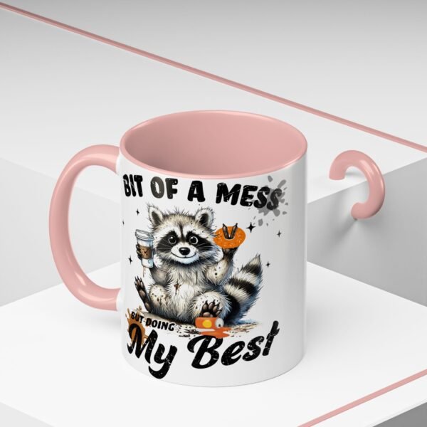 4436353111279032771_2048.jpeg Whimsical Raccoon Coffee Mug, Cute Animal Lover Gift, Funny Quote Coffee Cup, Fun Home Decor, Perfect for Birthdays and Holidays