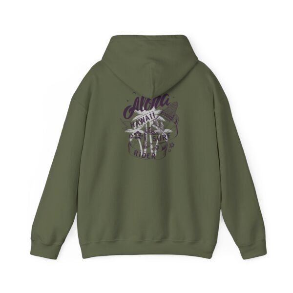 Aloha Hawaii Surf Rider Unisex Hooded Sweatshirt, Cozy Hoodie, Beachwear, Gift for Surfer, Summer Style, Adventure Apparel
