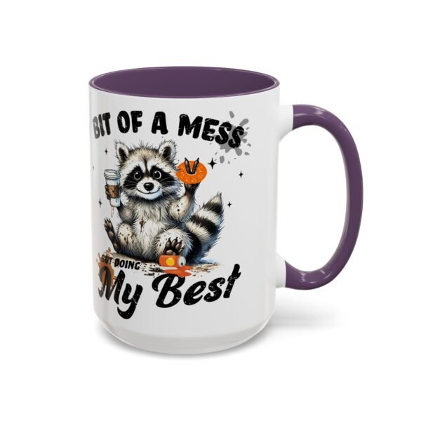 4617321475390051599_2048.jpeg Whimsical Raccoon Coffee Mug, Cute Animal Lover Gift, Funny Quote Coffee Cup, Fun Home Decor, Perfect for Birthdays and Holidays