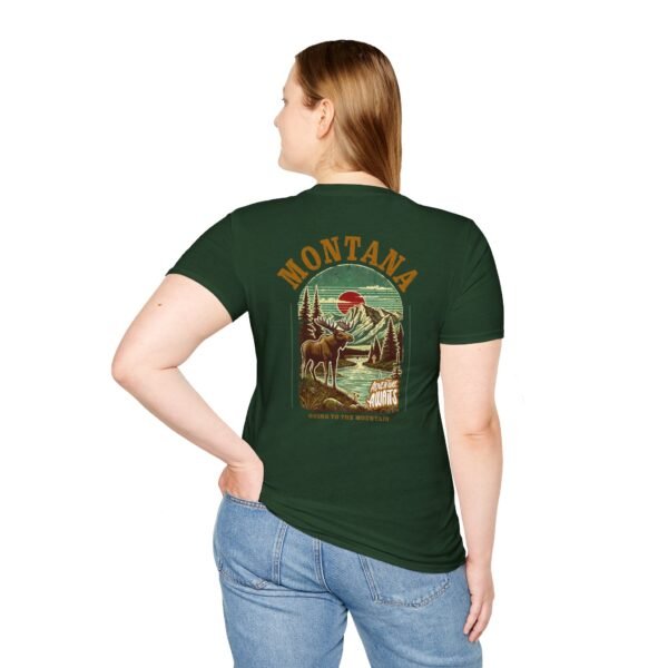 Montana Graphic Unisex T-Shirt, Nature Lover Gift, Casual Wear, Adventure Tee, Travel Souvenir