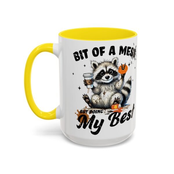 4883027488883494676_2048.jpeg Whimsical Raccoon Coffee Mug, Cute Animal Lover Gift, Funny Quote Coffee Cup, Fun Home Decor, Perfect for Birthdays and Holidays