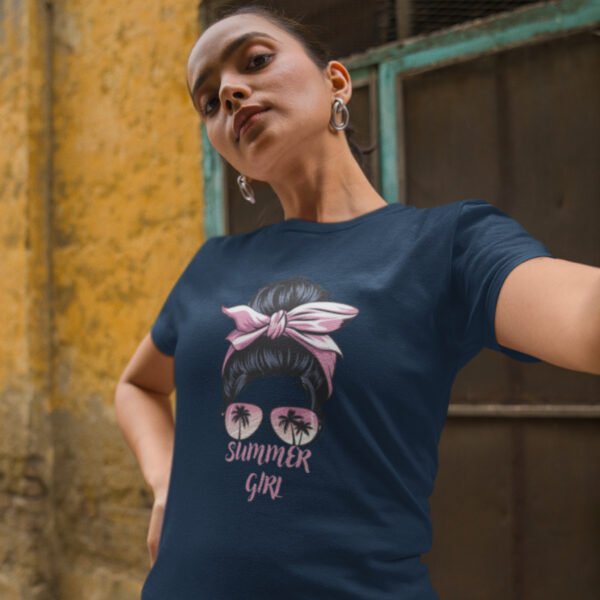 Summer Girl Graphic Tee, Women’s Casual Shirt, Gift for Beach Lovers, Cute Summer Outfit, Fashion Tee, Relaxed Fit Top