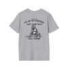 Funny Raccoon Tee, Unisex Softstyle T-Shirt, for Animal Lovers, Humorous Gift, Cute Graphic Shirt, Perfect for Casual Wear, Birthday Present