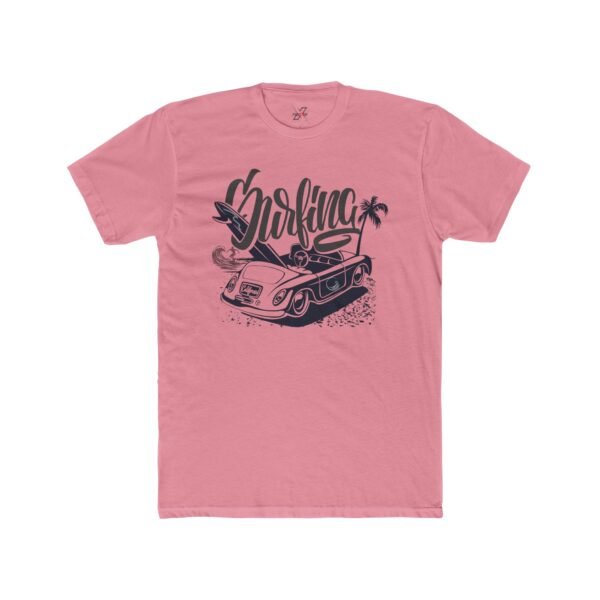 Surfing Unisex Cotton Crew Tee, Beachwear, Vacation Shirt, Summer Fashion, Gift for Surfers