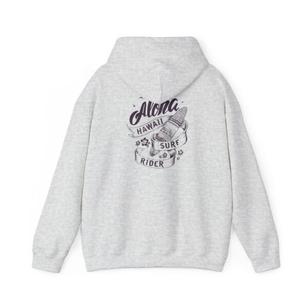 Aloha Hawaii Surf Rider Unisex Hooded Sweatshirt, Cozy Hoodie, Beachwear, Gift for Surfer, Summer Style, Adventure Apparel