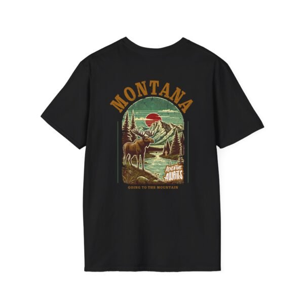 Montana Graphic Unisex T-Shirt, Nature Lover Gift, Casual Wear, Adventure Tee, Travel Souvenir