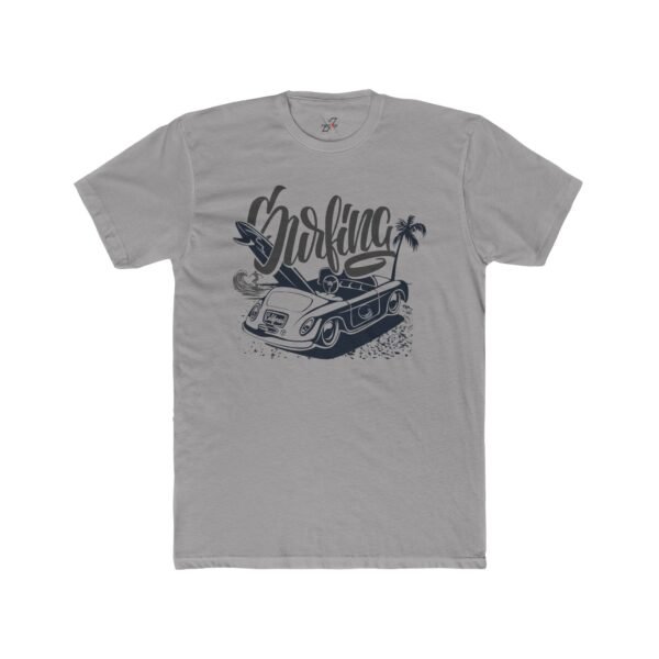 Surfing Unisex Cotton Crew Tee, Beachwear, Vacation Shirt, Summer Fashion, Gift for Surfers