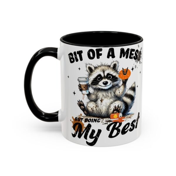 5546517263415254276_2048.jpeg Whimsical Raccoon Coffee Mug, Cute Animal Lover Gift, Funny Quote Coffee Cup, Fun Home Decor, Perfect for Birthdays and Holidays
