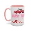 Birthday Celebration Coffee Mug, Fun Pink and Red Design, Gift for Birthdays, Party Decor, Birthday Mug