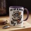 Whimsical Raccoon Coffee Mug, Cute Animal Lover Gift, Funny Quote Coffee Cup, Fun Home Decor, Perfect for Birthdays and Holidays