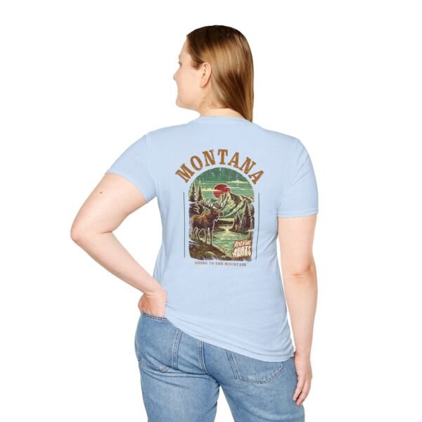 Montana Graphic Unisex T-Shirt, Nature Lover Gift, Casual Wear, Adventure Tee, Travel Souvenir