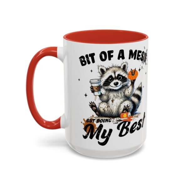 5962962260490767495_2048.jpeg Whimsical Raccoon Coffee Mug, Cute Animal Lover Gift, Funny Quote Coffee Cup, Fun Home Decor, Perfect for Birthdays and Holidays