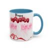 Birthday Celebration Coffee Mug, Fun Pink and Red Design, Gift for Birthdays, Party Decor, Birthday Mug