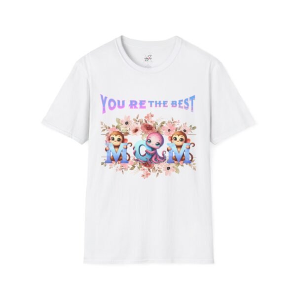 You’re the Best, Women Softstyle T-Shirt, Cute Animal Gift Tee, Birthday, Mother’s Day, Fun Casual Top, Funny Graphic Shirt