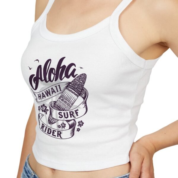 Aloha Surf Rider Women’s Tank Top – Tropical Beachwear, Summer Casual Outfit, Surf-Inspired Vacation Gift for Her