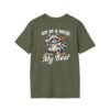 Bit of a Mess Raccoon, T-Shirt for Animal Lovers, Funny T-Shirt, Halloween Apparel, Gift for Friends, Unisex Softstyle Tee