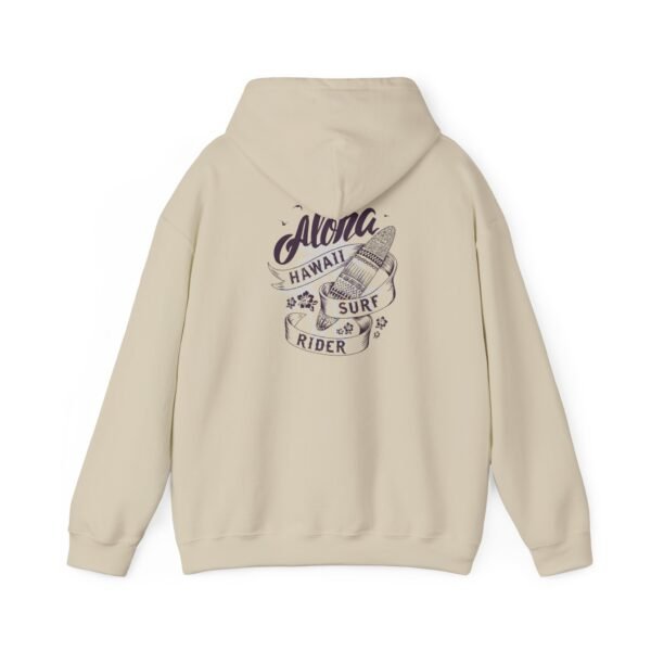 Aloha Hawaii Surf Rider Unisex Hooded Sweatshirt, Cozy Hoodie, Beachwear, Gift for Surfer, Summer Style, Adventure Apparel